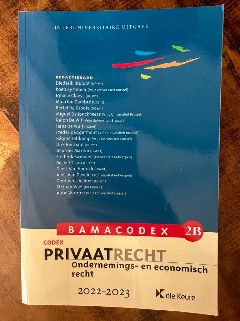 Privaatrecht ondernemings en economisch recht, Boeken, Studieboeken en Cursussen, Ophalen of Verzenden, Zo goed als nieuw