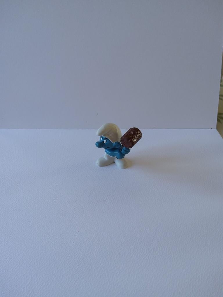 Schtroumpf avec maillet, Enlèvement ou Envoi, Utilisé, Poupée, Figurine ou Peluche