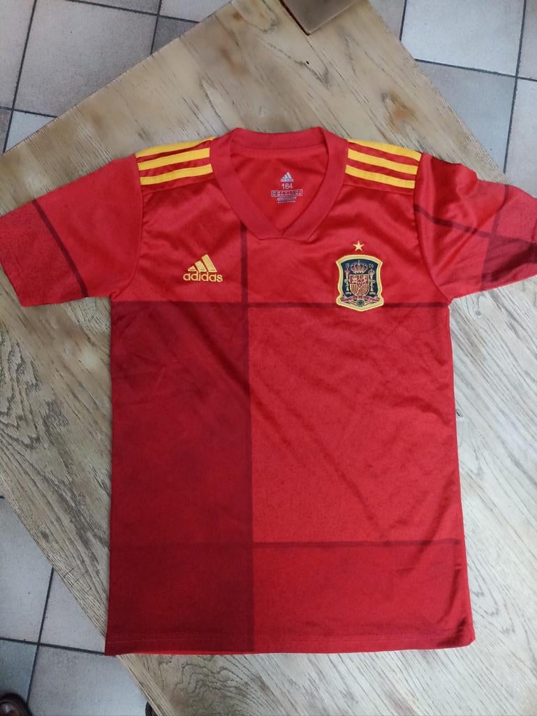 Maillot foot Adidas taille 164, Enlèvement ou Envoi, Comme neuf, Vêtements de sport ou Maillots de bain, Adidas