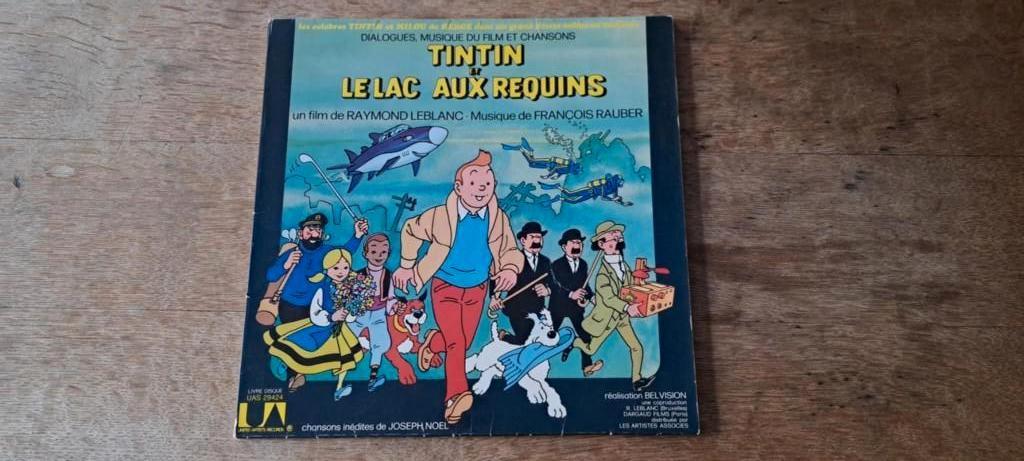 Tintin Et Le Lac Aux Requins" livre disque"- 33 Tours (1973), Enlèvement ou Envoi, Tintin