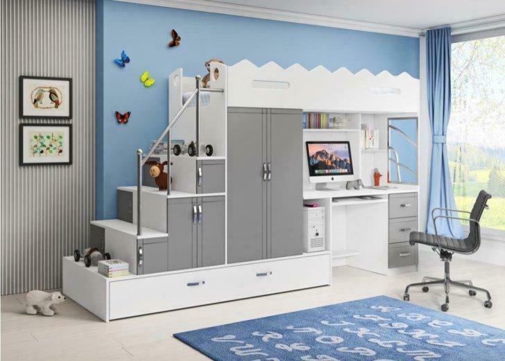 hoogslaper met kast,bureau of bank halfhoogslaper  2, Huis en Inrichting, Nieuw