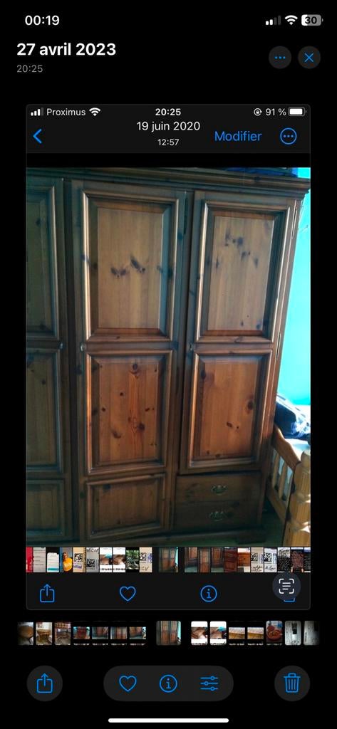 Garde robe avec lit a vendre, Maison & Meubles, Enlèvement