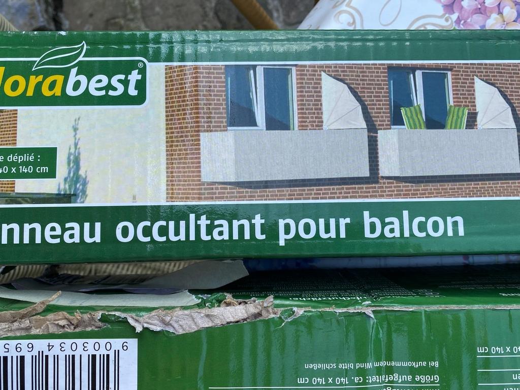 2x Panneau occultant pour balcon Neuf! Florabest, Enlèvement ou Envoi, Comme neuf