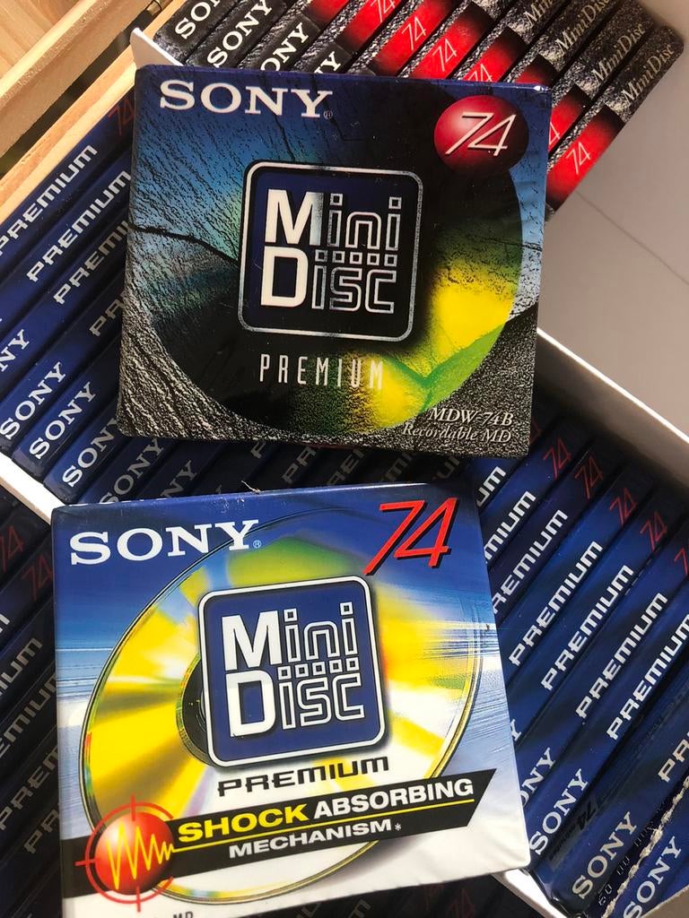 Minidisques Sony premium scellés (6€ chacun), Enlèvement ou Envoi