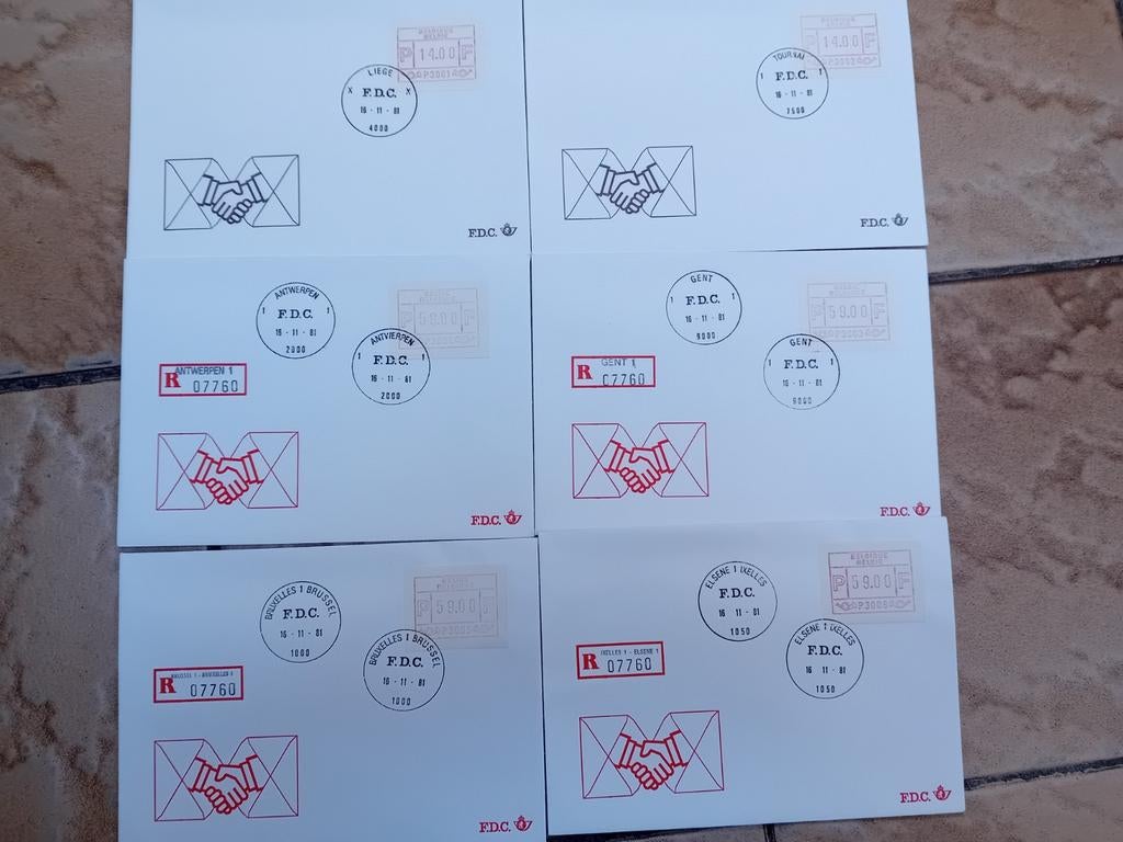 First Day Cover Belgique, Postzegels en Munten, Ophalen of Verzenden, Envelop