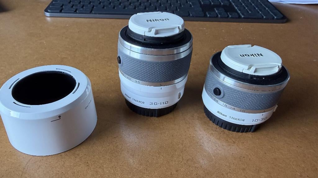 Nikon lenzen 1NIKKOR 30-110 en 10-30, TV, Hi-fi & Vidéo, Appareils photo numériques, Enlèvement ou Envoi, Utilisé, Compact, Nikon
