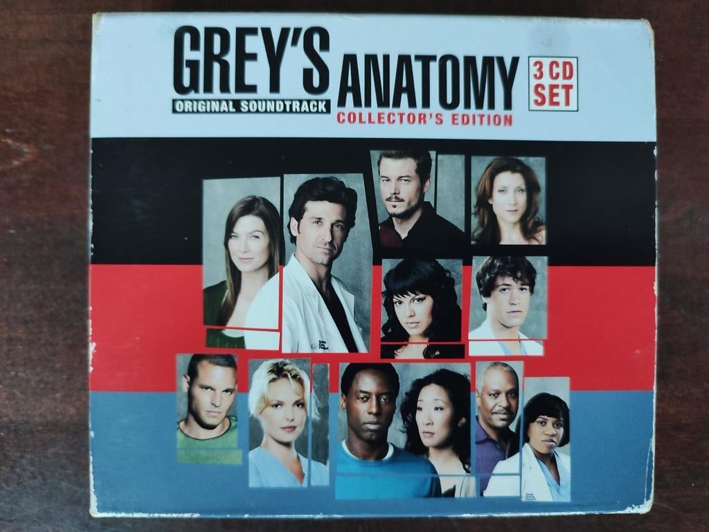 3-CDbox : GREY'S ANATOMY Origin.soundtrack Collector's item, Ophalen of Verzenden, Zo goed als nieuw