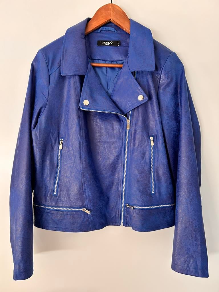 Blauw vestje jasje medium, Vêtements | Femmes, Vestes | Été, Enlèvement ou Envoi, Comme neuf, Bleu