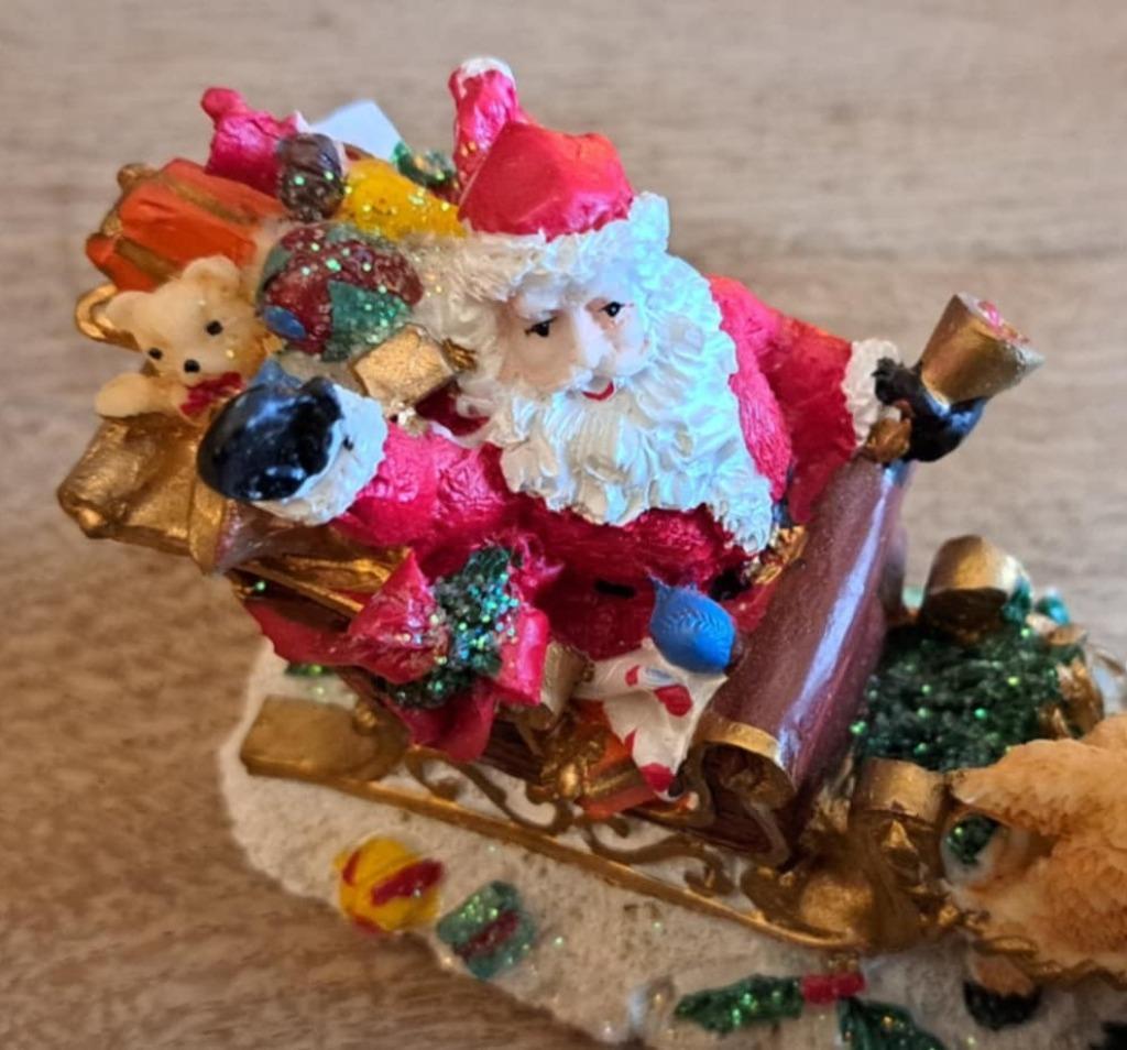 Décoration de Noël :"Père Noël en traineau", Enlèvement ou Envoi