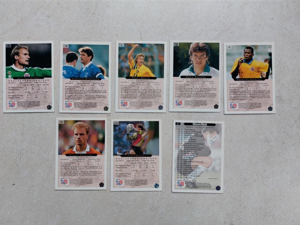 prentjes voetbal (Worldcup 1994 USA), Verzamelen, Verzenden