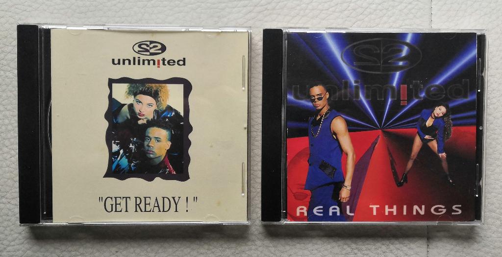 2 Unlimited, 2 CD's,   Get Ready !   &  'Real Things'  House, Cd's en Dvd's, Ophalen of Verzenden, Zo goed als nieuw, Dance Populair