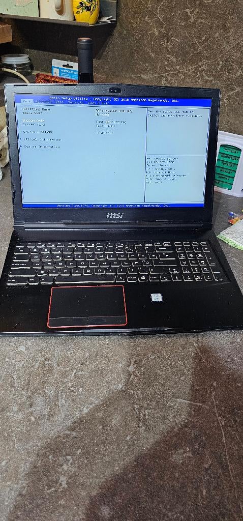 PC gamer MSI ge63, Enlèvement ou Envoi, Ne fonctionne pas