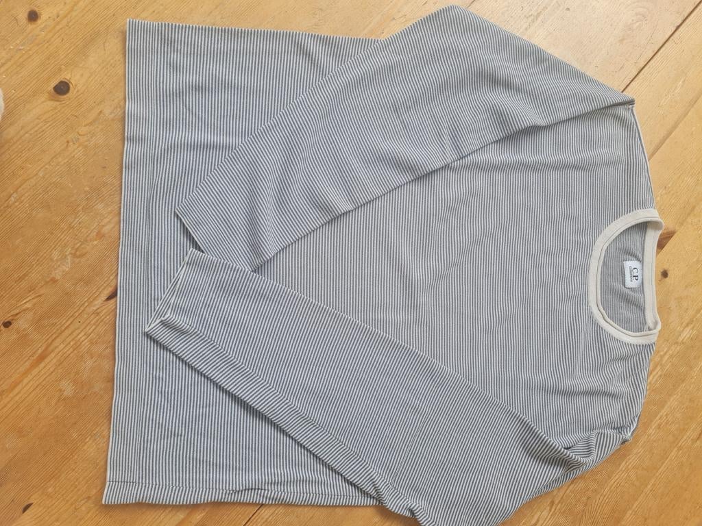 Pull fin CP Company à rayures gris/beige taille 54, voir les, Vêtements | Hommes, Pulls & Vestes, Enlèvement, CP Company, Gris