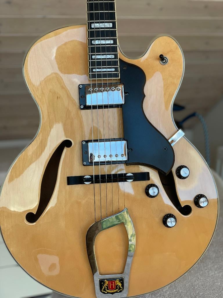 Hagstrom HJ500 Jazzgitaar, Muziek en Instrumenten, Snaarinstrumenten | Gitaren | Elektrisch, Ophalen, Zo goed als nieuw, Hollow body