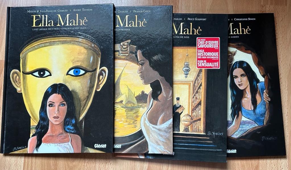 LOT 4x ELLA MAHÉ - HC - CHARLES-TAYMANS CARIN GOEPFERT SIMON, Ophalen of Verzenden, Zo goed als nieuw, Maryse et J-F CHARLES, Meerdere stripboeken
