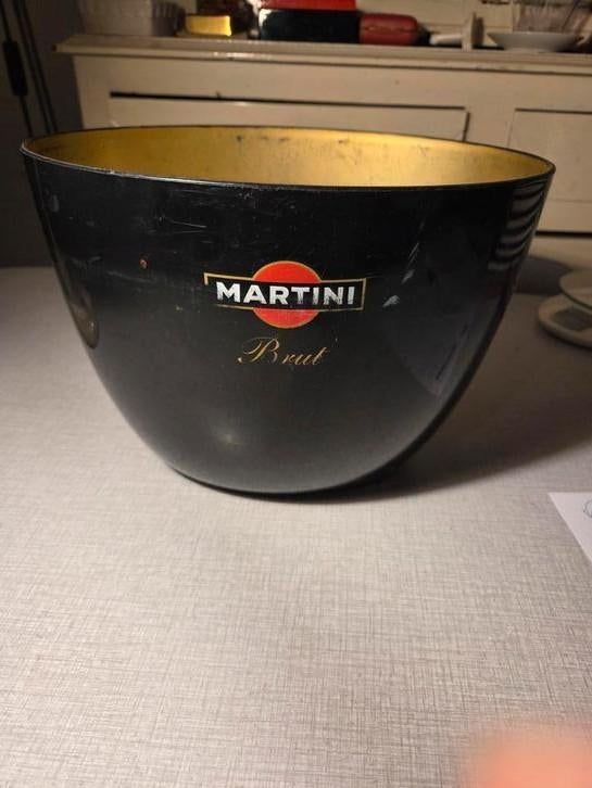 Vintage 70's ijsemmer Martini, Verzamelen, Ophalen of Verzenden, Gebruikt