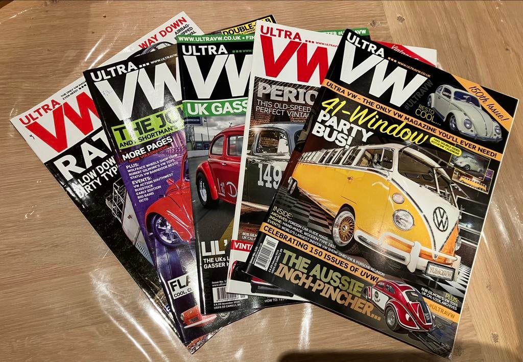 Lot d’anciens magazines ULTRA VW, Livres, Enlèvement ou Envoi, Comme neuf, Autres types