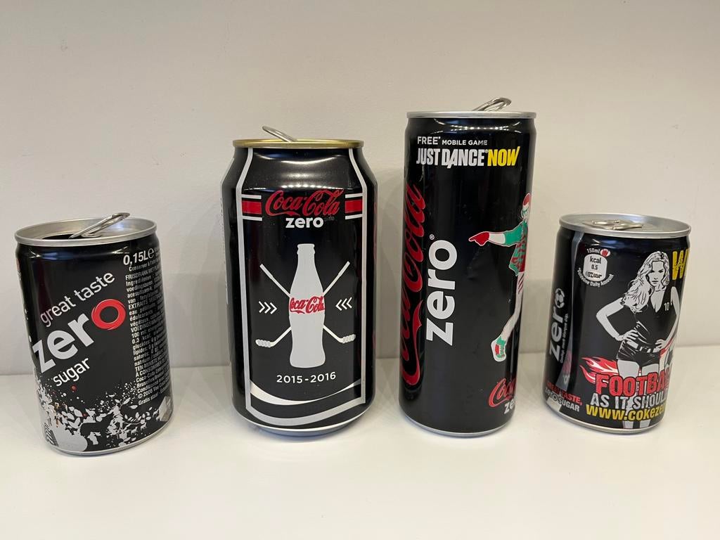 Cola zero cans, Verzamelen, Ophalen of Verzenden, Zo goed als nieuw