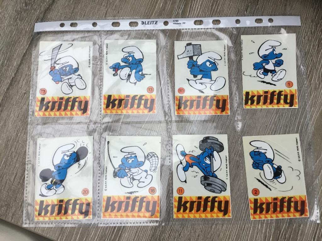 Kriffy stickers De Smurfen, Envoi, Neuf, Bande dessinée ou Dessin animé