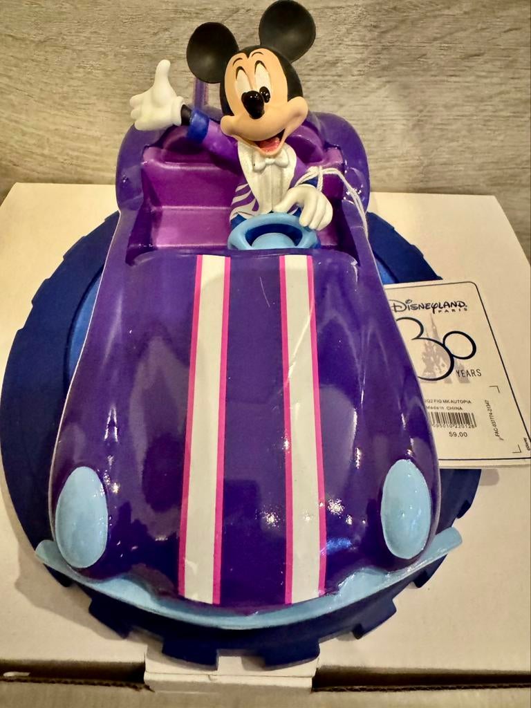 Figurine de collection Autopia 30 ème anniversaire, Enlèvement ou Envoi, Mickey Mouse, Neuf