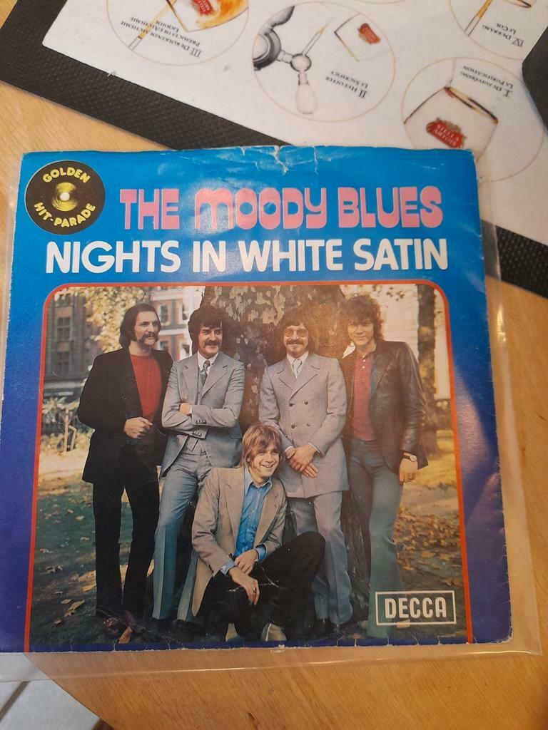 The Moody Blues nights in white satin, Enlèvement ou Envoi, Utilisé, 7 pouces