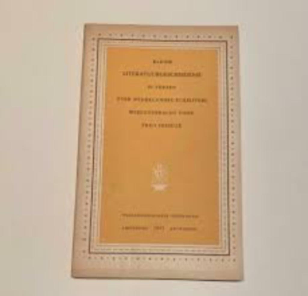 Kleine literatuurgeschiedenis in verzen - Theo Vesseur, 1953, Ophalen of Verzenden, Theo Vesseur