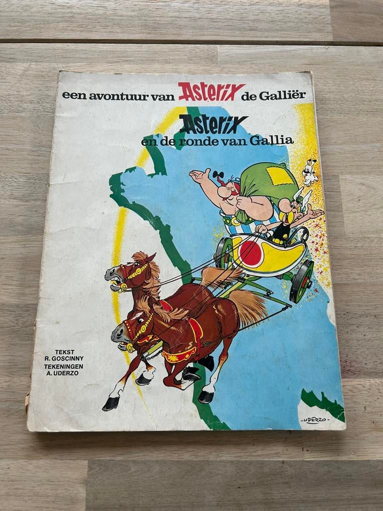 Asterix - De ronde van Gallia, Une BD, Enlèvement, Utilisé