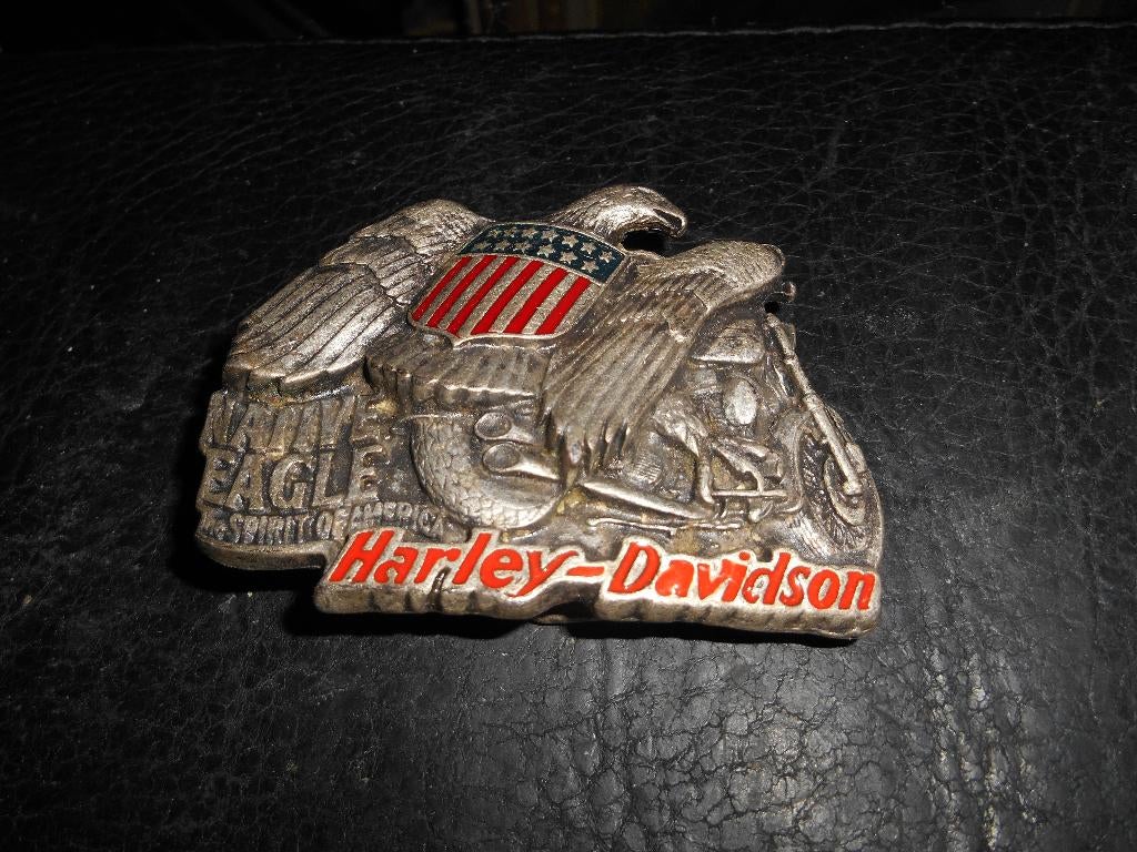 Boucle de ceinture Harley Davidson en métal, Kleding | Heren, Riemen en Ceintuurs, Ophalen of Verzenden, Riem of Ceintuur