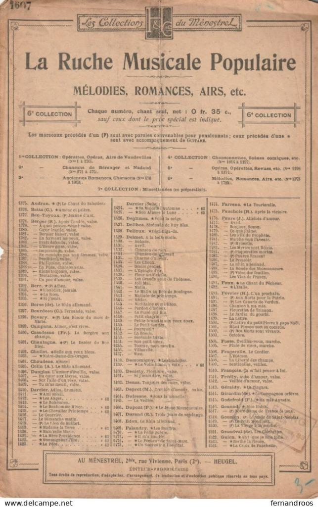 LEGENDE DU ROI GAMBRINUS VALSE CHANTEE DANS LE VEILLEUR DE N, Ophalen of Verzenden, Gebruikt, Artiest of Componist