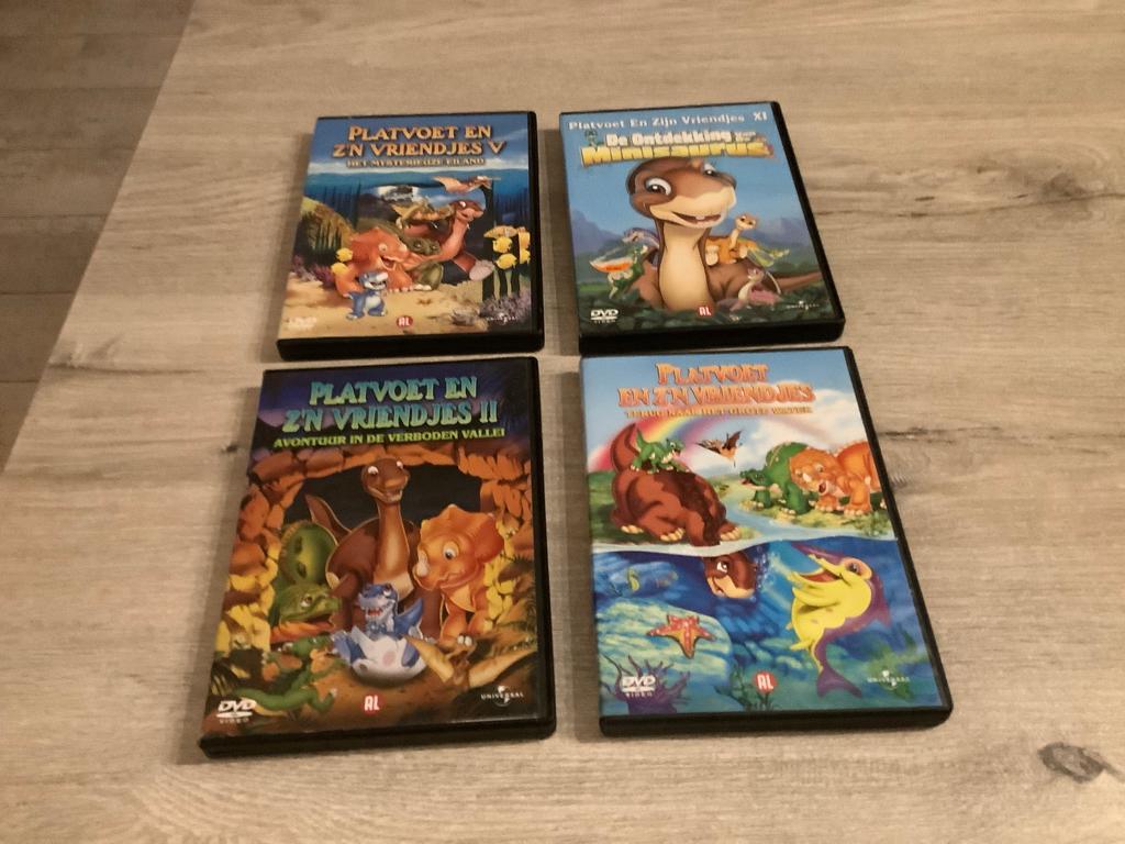 Platvoet en zijn vriendjes verschillende DVD'S, Cd's en Dvd's, Dvd's | Tekenfilms en Animatie, Zo goed als nieuw, Europees, Tekenfilm