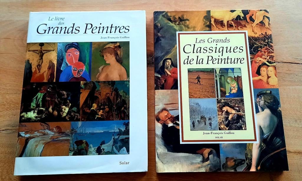 Lot de 2  grands livres illustrés de Jean François Guillou, Boeken