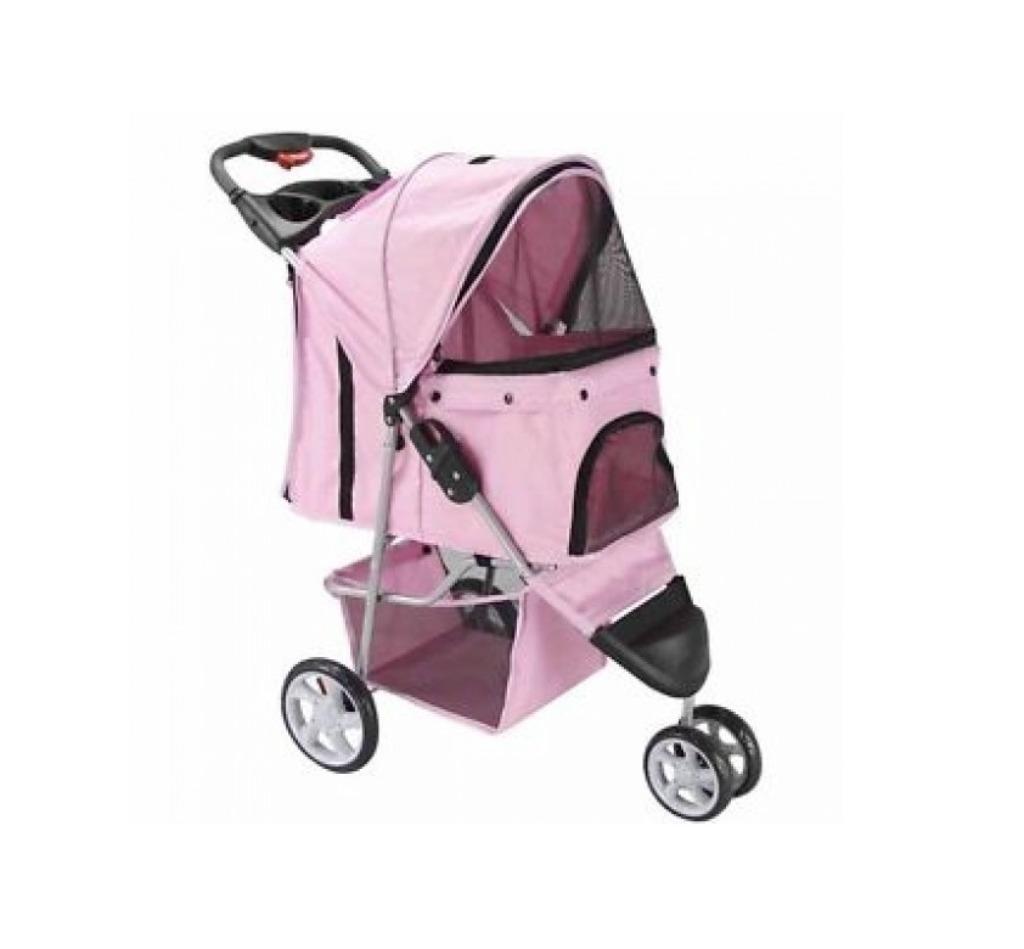 Buggy pour chien et chat Buggy pour chiens et chats, rose, 3, Animaux & Accessoires, Accessoires pour chiens, Enlèvement ou Envoi