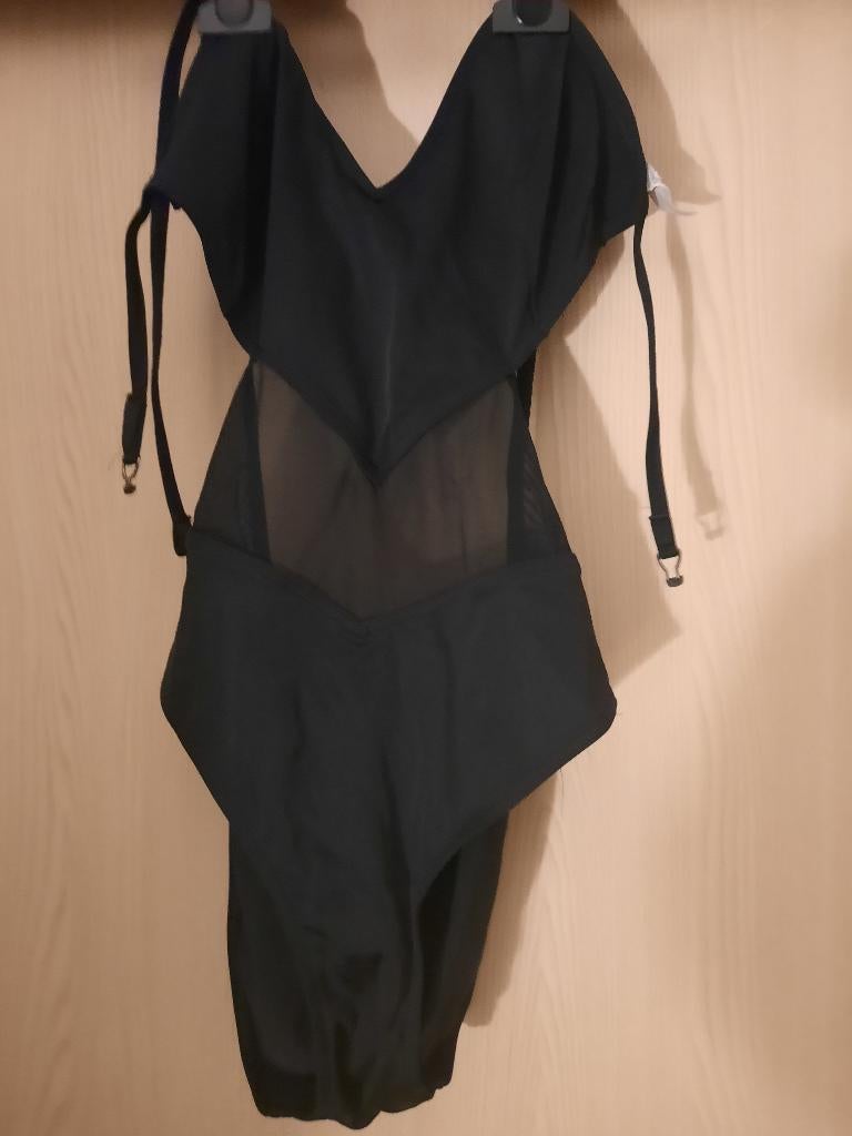 Exté zwart badpak, Enlèvement ou Envoi, Comme neuf, Maillot de bain, Noir
