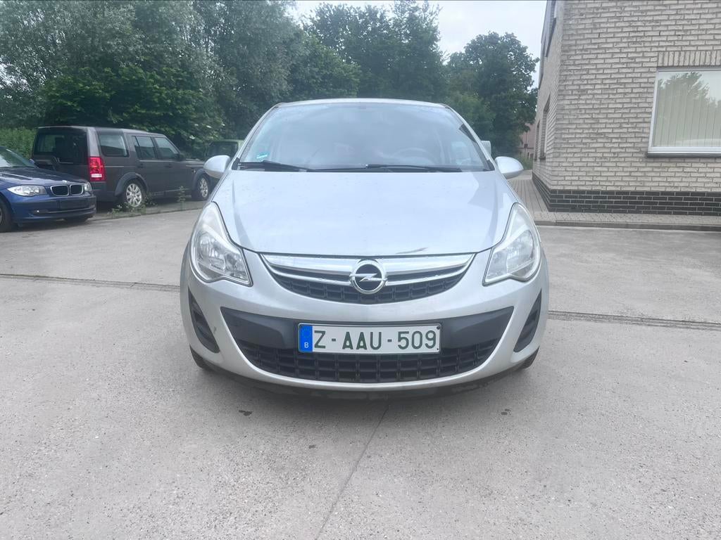 OPEL CORSA VAN 2013 1.4 BENZINE MET AIRCO 136000KM EURO5, Auto's, Voorwielaandrijving, Stof, Zwart, Bedrijf