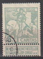 Belgique 1910 n 86, Timbres & Monnaies, Envoi, Affranchi