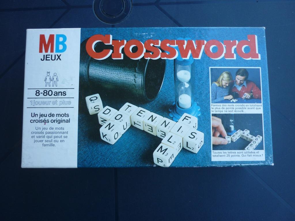 Jeu de société - Crossword - MB, Hobby en Vrije tijd, Vijf spelers of meer, Ophalen of Verzenden, Gebruikt