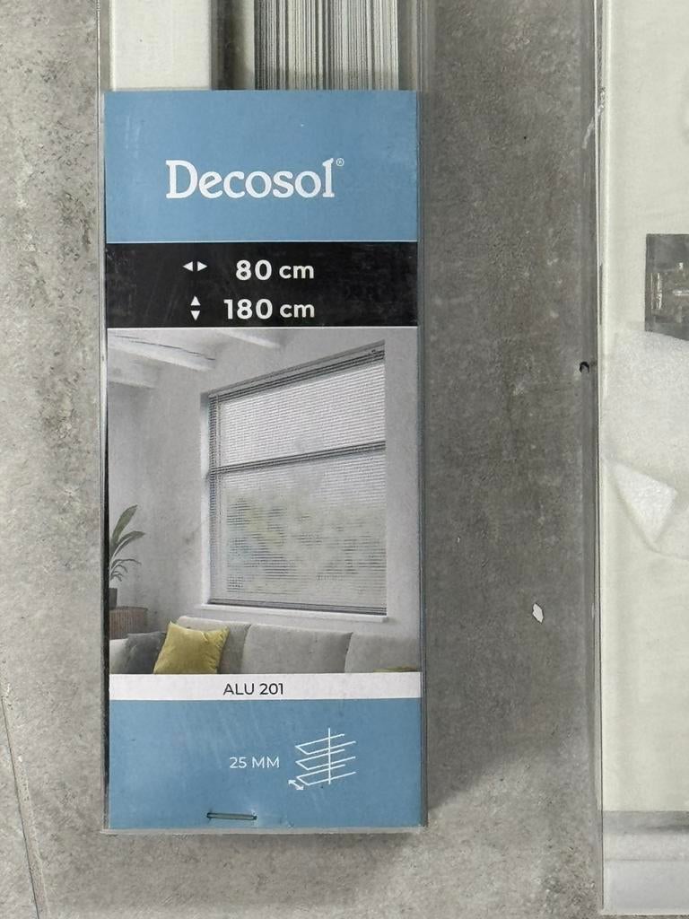 Aluminium Jaloezieën-DECOSOL, Neuf, Gris, 50 à 100 cm, Modern