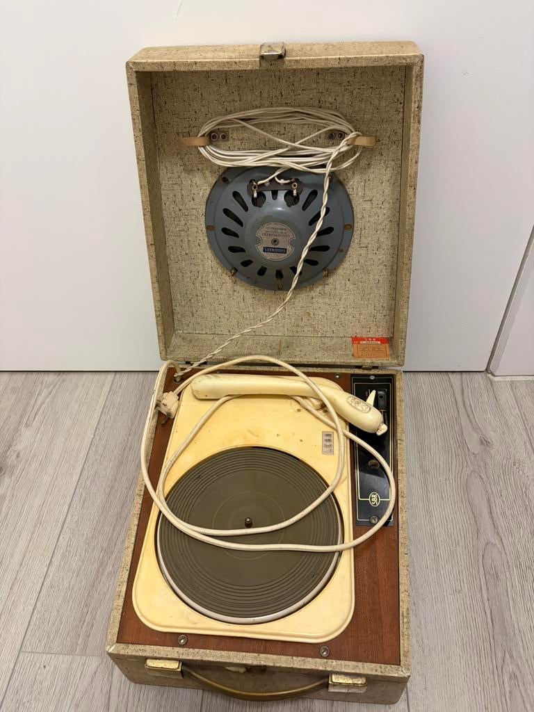Tourne-disque Lesa électrophone vintage, TV, Hi-fi & Vidéo, Tourne-disques, Comme neuf, Tourne-disque, Enlèvement