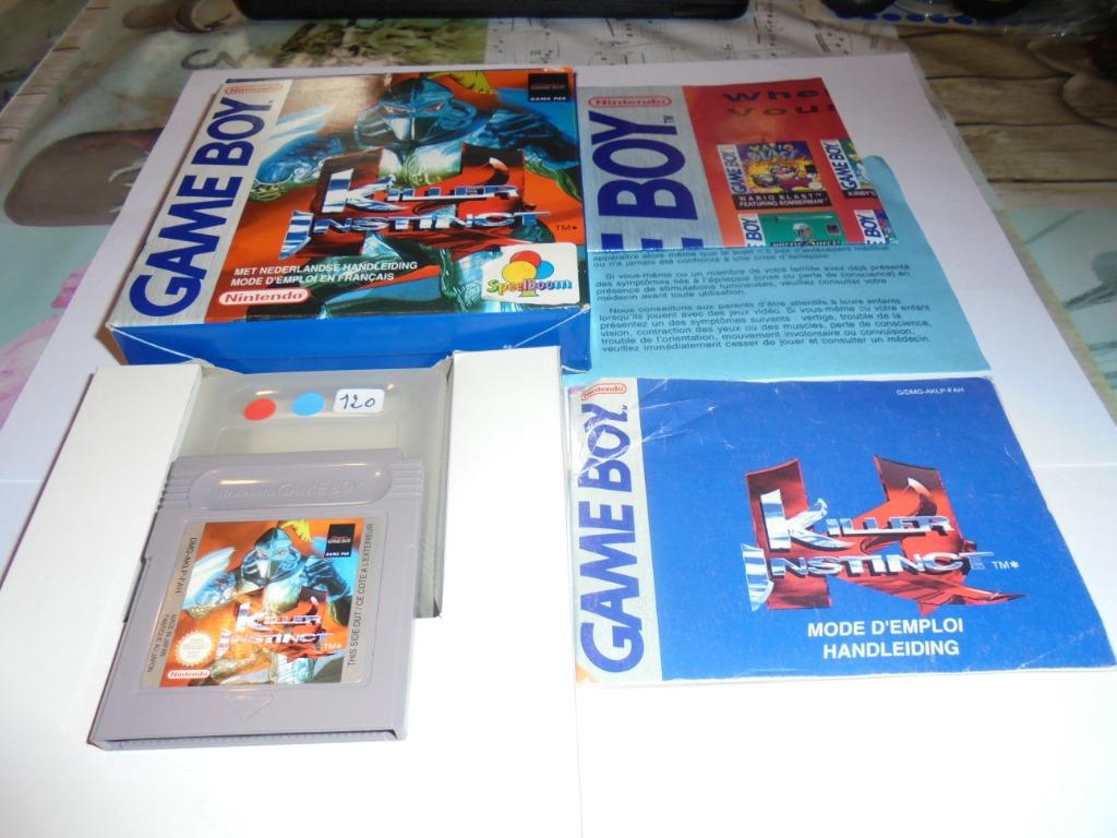 Game boy Killer Instinct (orig-compleet), Games en Spelcomputers, Ophalen of Verzenden, Gebruikt, Vechten