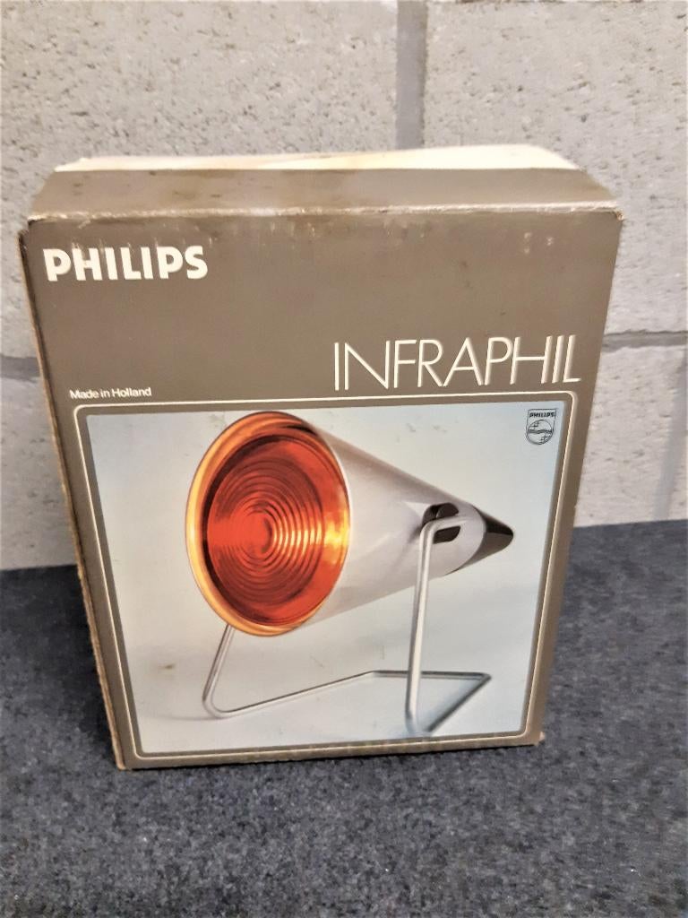 Vintage retro ,Philips Infraphil Design Lamp jaren '60/'70, Enlèvement, Maison et Meubles