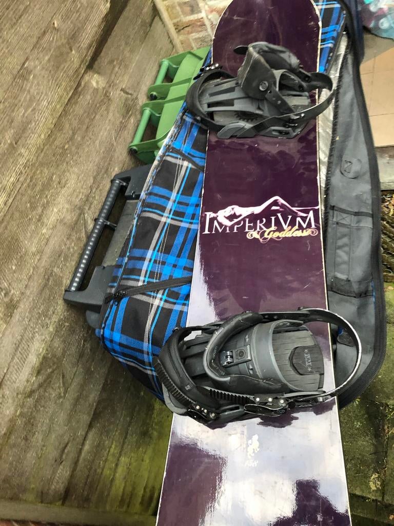 Imperium Godess 158 met Dakine boardbag, Ophalen, Gebruikt