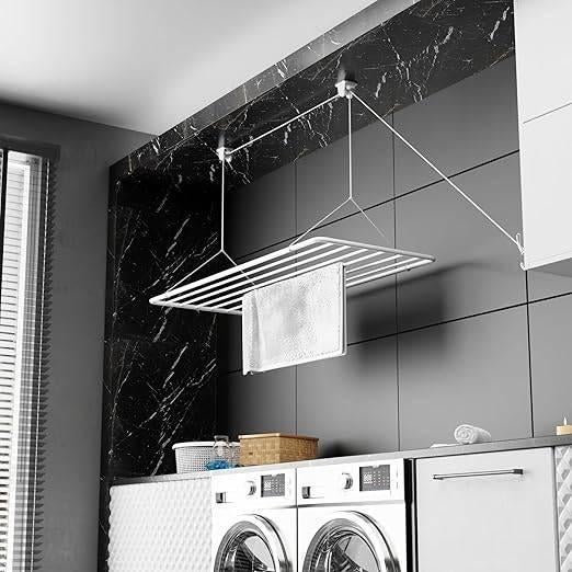 Séchoir à plafond | LIVRAISON GRATUITE, Jardin & Terrasse, Sèche-linge & Lave-linge, Neuf, -, -, ERICA