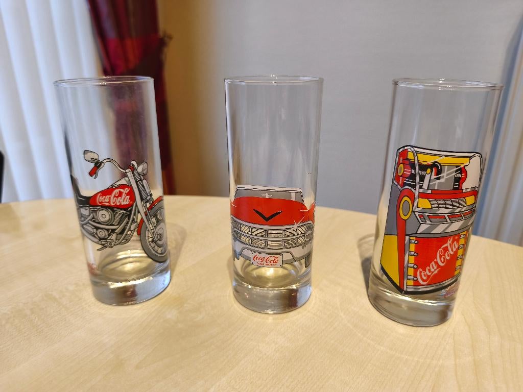 Verres de collection coca-cola, Enlèvement ou Envoi, Comme neuf, Verre à soda