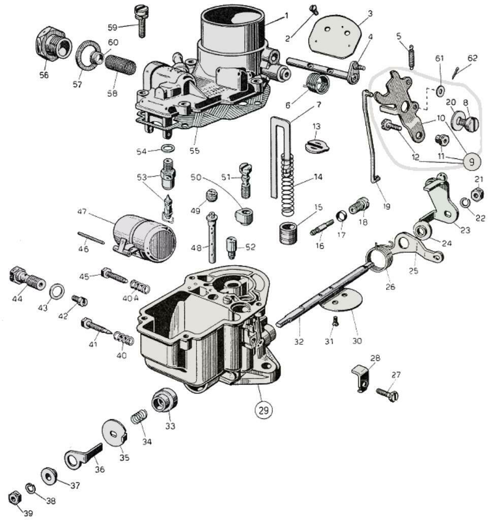 FIAT 600D - POCHETTE DE JOINTS CARBU - NEUF, Envoi, Neuf, Fiat