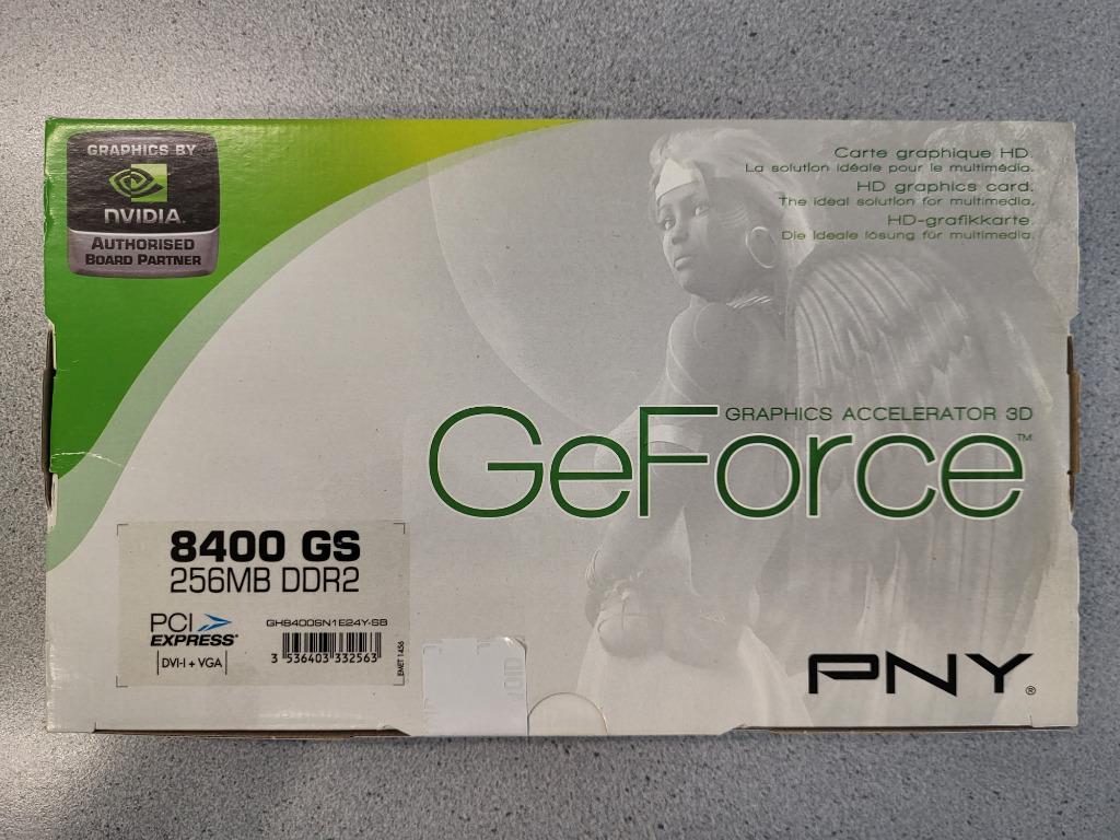 Carte graphique PNY GeForce 8400 GS, Enlèvement ou Envoi, Neuf, Nvidia, DVI