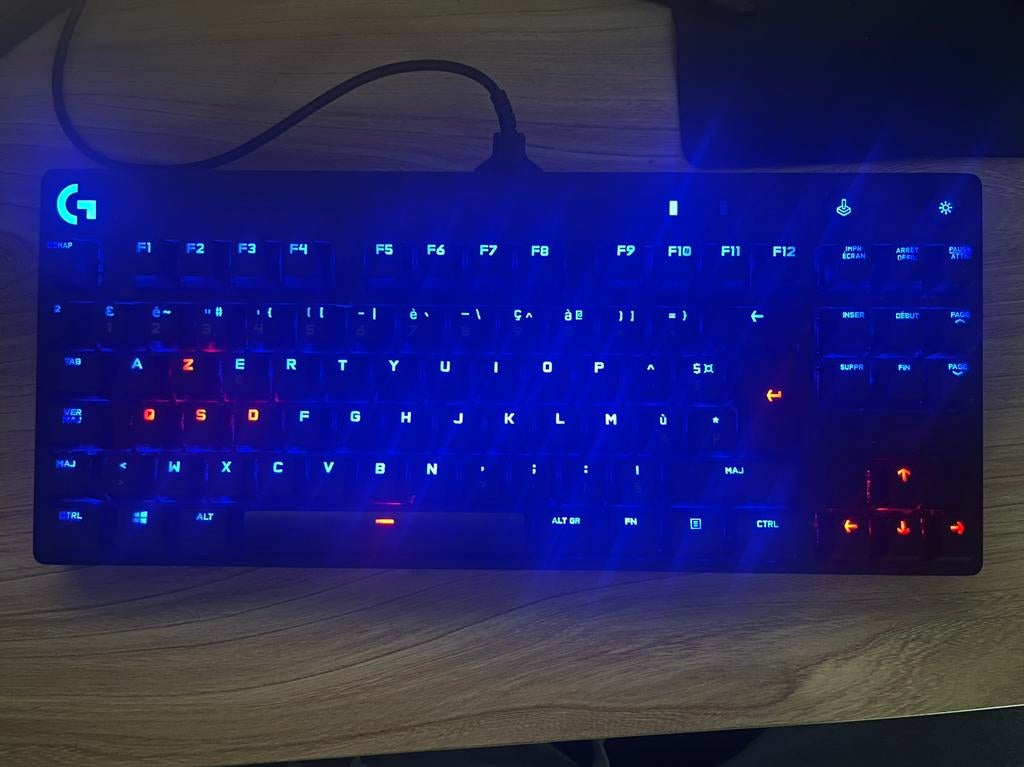 Logitech G pro GX blue Azerty, Logitech G, Gaming toetsenbord, Azerty, Ophalen of Verzenden