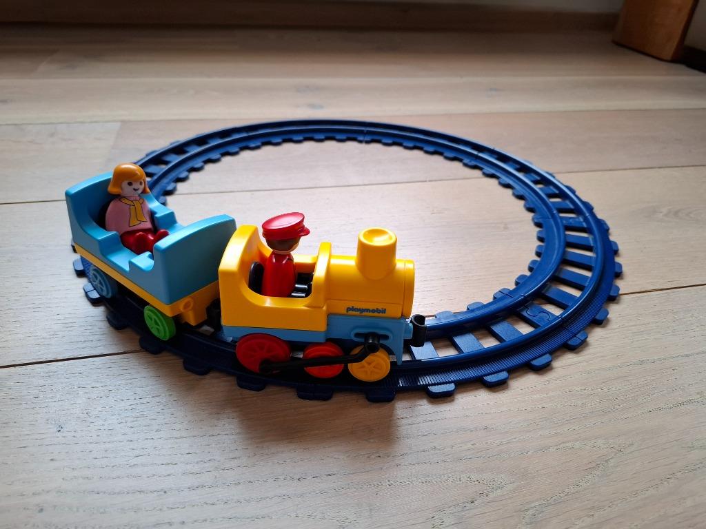 Playmobil 123 trein 6760 + extra, Kinderen en Baby's, Ophalen of Verzenden, Zo goed als nieuw, Complete set