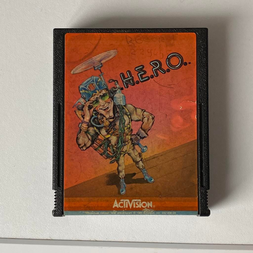 HERO Atari, gamecartridge, Ophalen of Verzenden, Zo goed als nieuw
