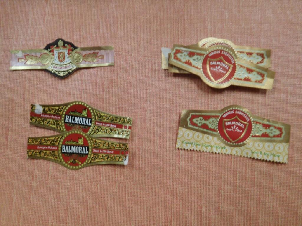 Sigarenbandjes Fabrikant Balmoral, Verzamelen, Ophalen of Verzenden, Gebruikt, Sigarenbandjes