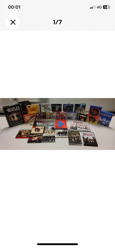 The Beatles CD/DVD/Blu-ray Collection, CD & DVD, CD | Pop, Utilisé, Envoi